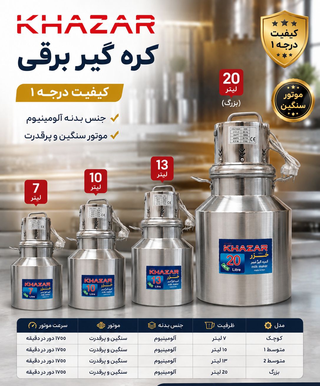 کره گیر برقی خزر