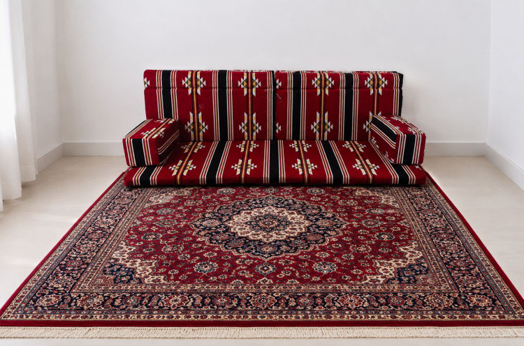 مبل خلیجی سنتی پارچه شانل