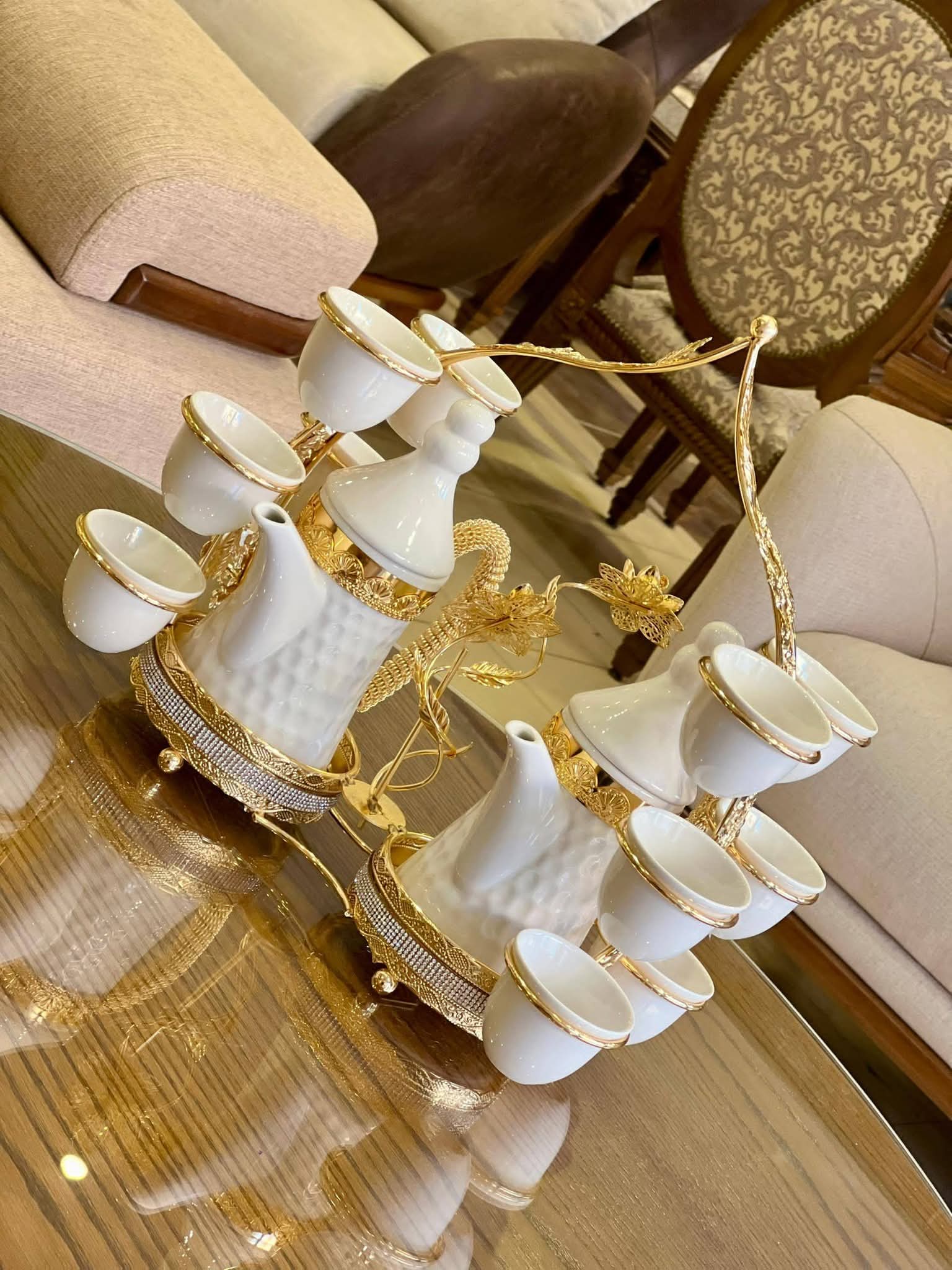 ست قهوه خوری شاهانه وارداتی