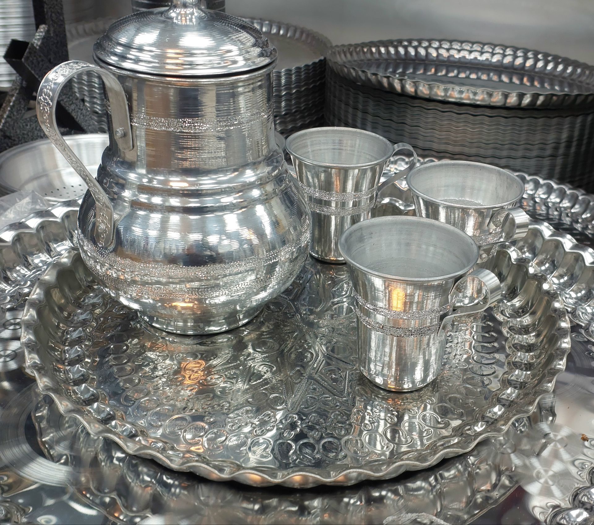 ست سرویس پارچ ولیوان روحی